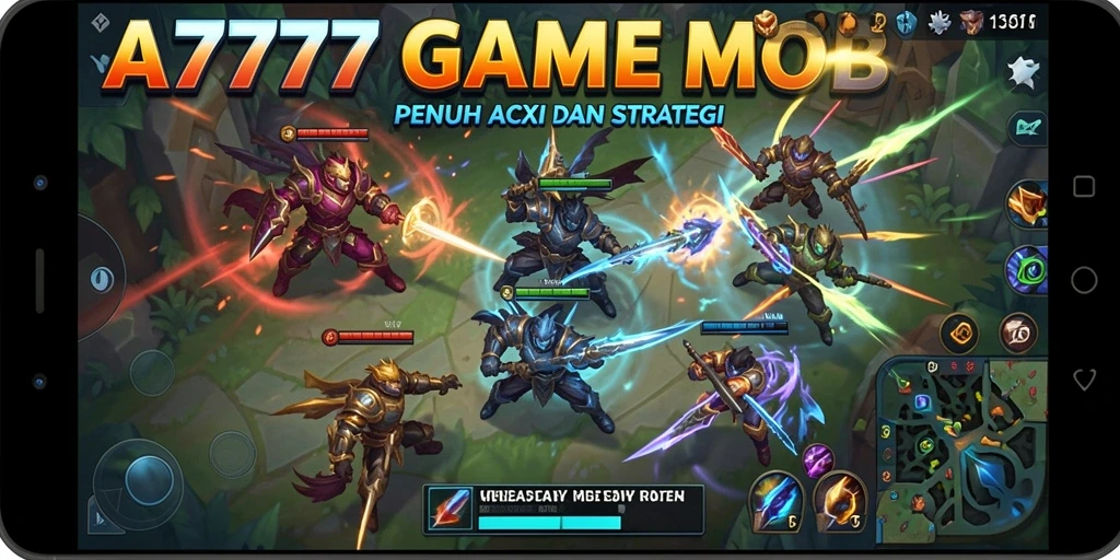 Tampilan aksi gameplay A7777 yang seru dan menegangkan.
