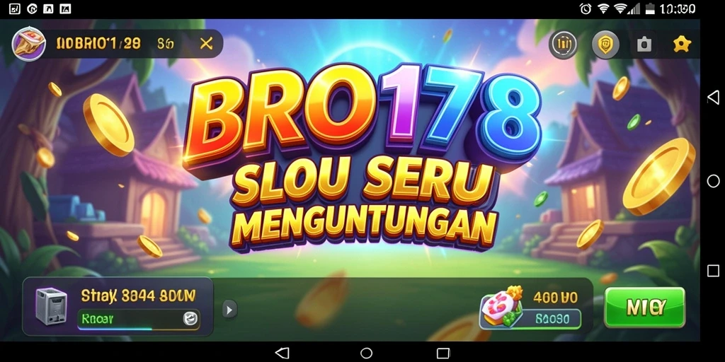 Tampilan gameplay Slot BRO178 yang mengasyikkan dan penuh warna.