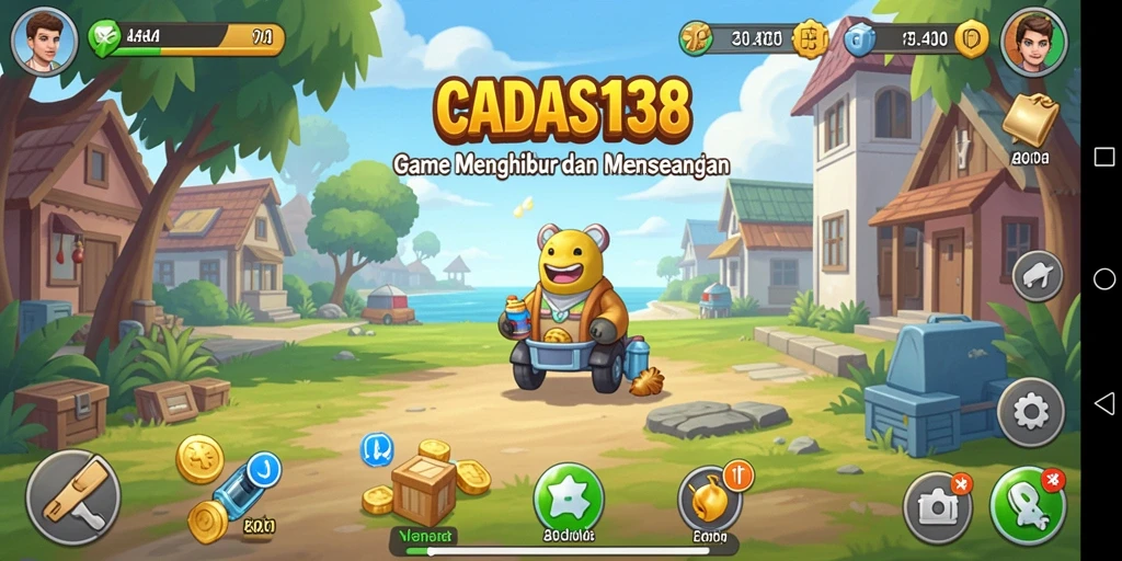Screenshot gameplay CADAS138 yang menunjukkan karakter dalam mode Idle.