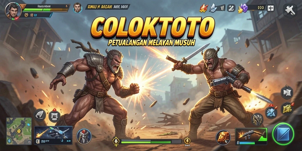 Gameplay seru COLOKTOTO dengan aksi yang menegangkan.