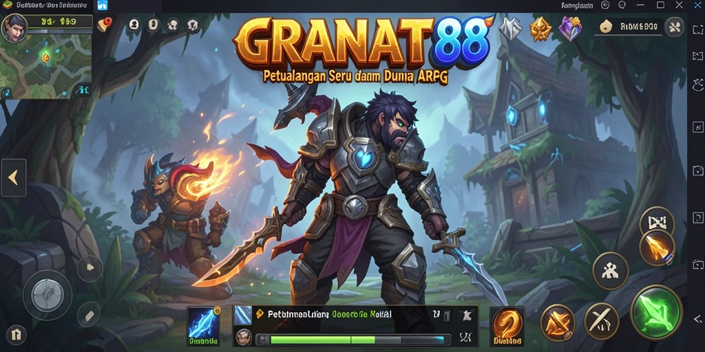 Gameplay seru di dunia fantasi penuh aksi.