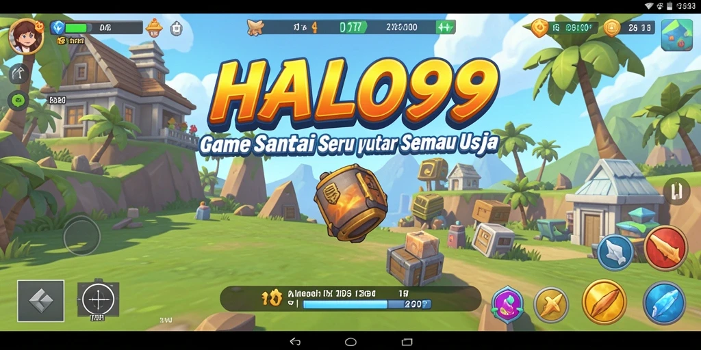 Tampilan gameplay seru HALO99 yang menyenangkan dan menghibur.