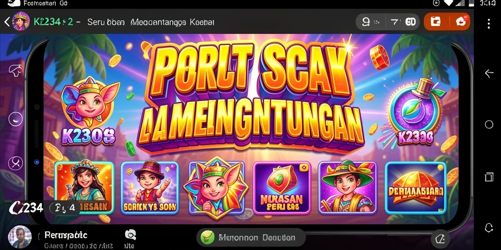 Tampilan gameplay K234 yang menarik dengan fitur Slot seru.