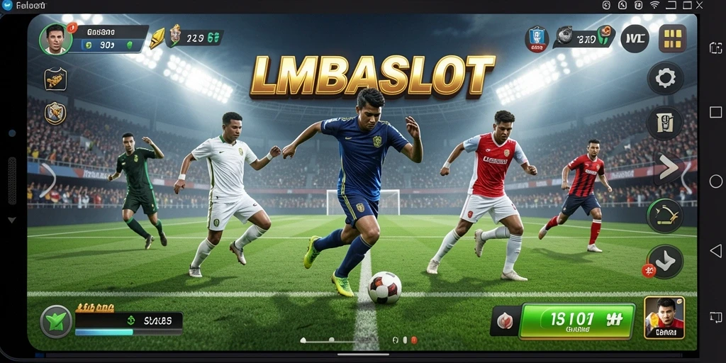 Tampilan LMBASLOT menampilkan aksi olahraga yang seru dan mendebarkan.
