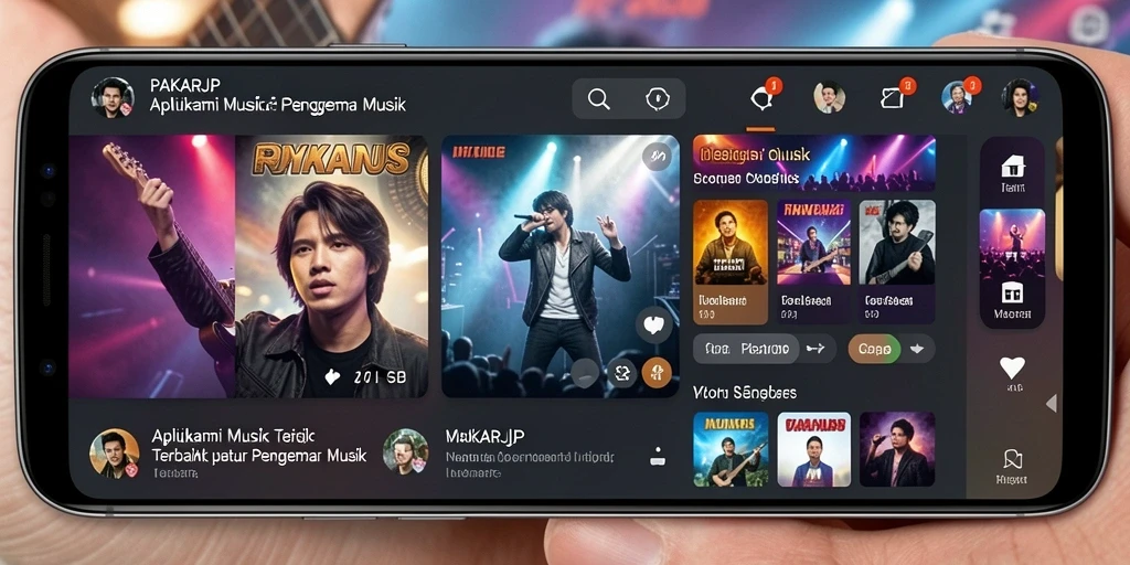 Tampilan gameplay PAKARJP yang menarik dan interaktif dengan musik favorit.