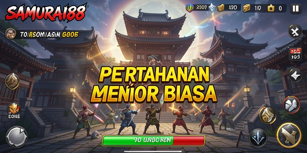 Tampilan gameplay SAMURAI88 yang menegangkan dan penuh strategi.