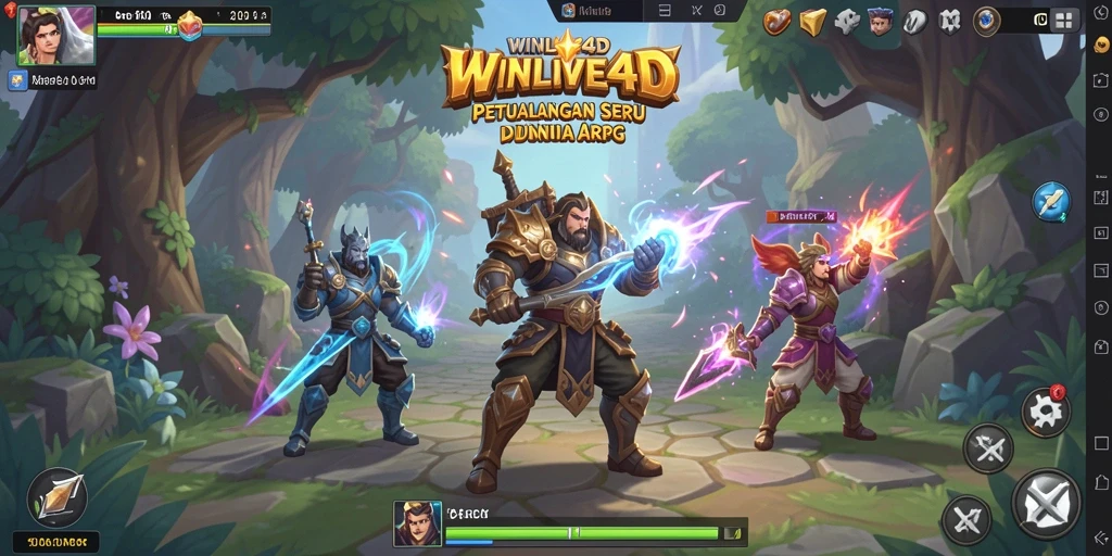 Tampilan seru gameplay <strong>WINLIVE4D</strong> dengan pertarungan epik dan aksi mendebarkan.