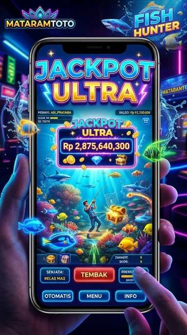 Tampilan antarmuka utama aplikasi mataramtoto.